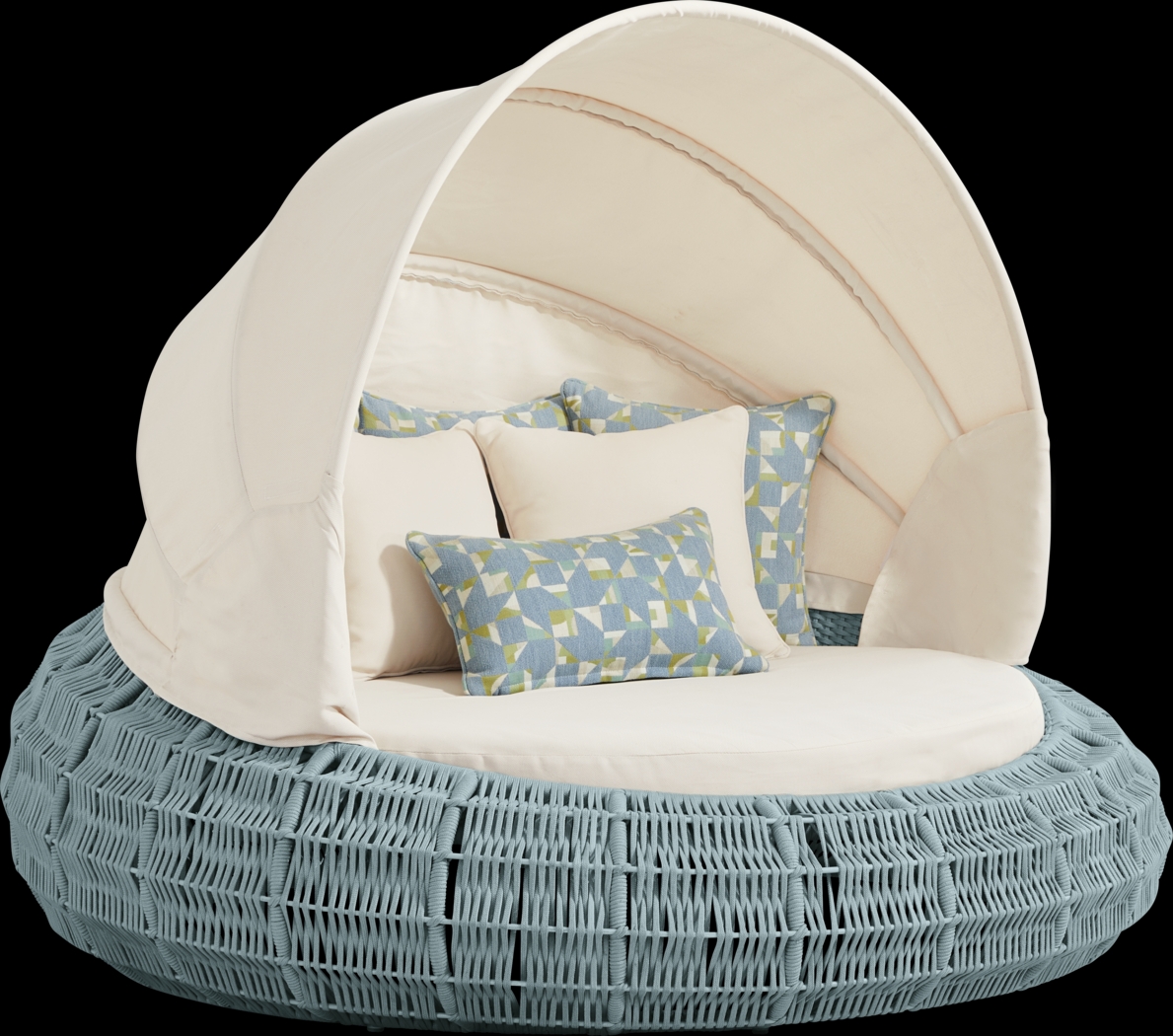 Malibu Teal Outdoor Daybed - Thumbnail - Image 1