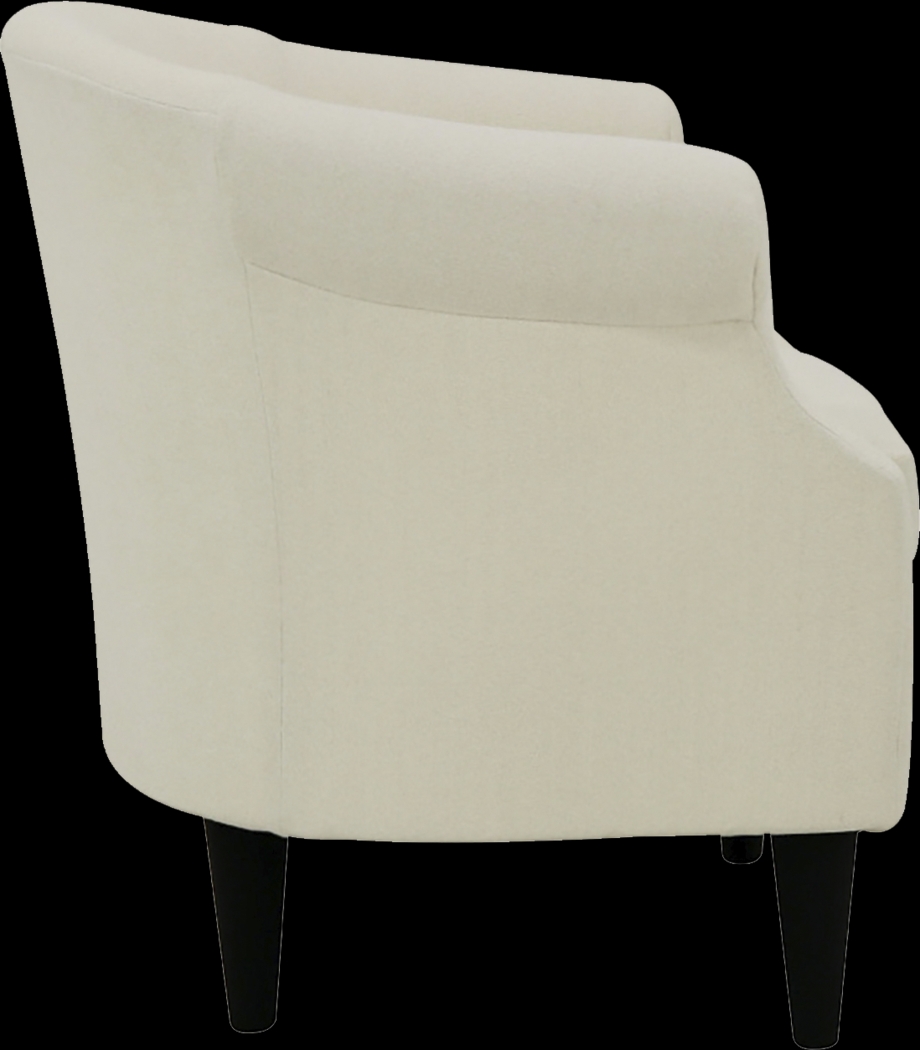Malifi Cream Accent Chair - Thumbnail - Image 3