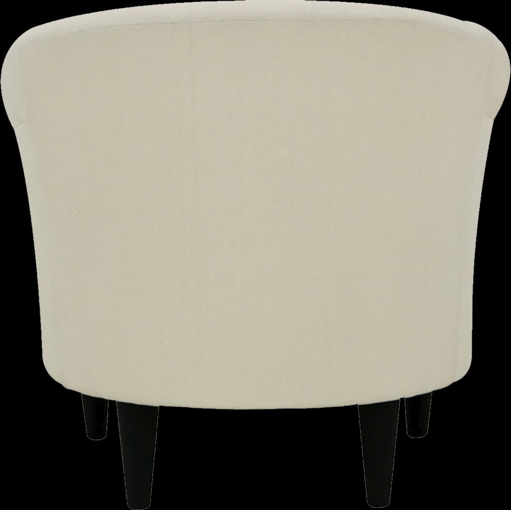 Malifi Cream Accent Chair - Thumbnail - Image 4