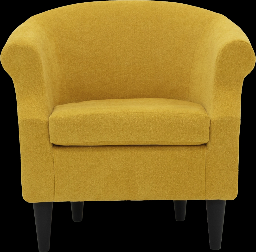 Malifi Yellow Accent Chair - Thumbnail - Image 2