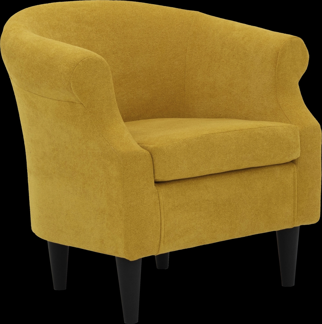 Malifi Yellow Accent Chair - Thumbnail - Image 1