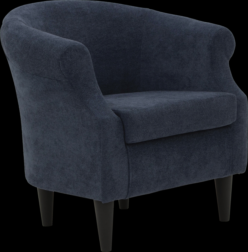 Malifi Blue Accent Chair - Thumbnail - Image 1