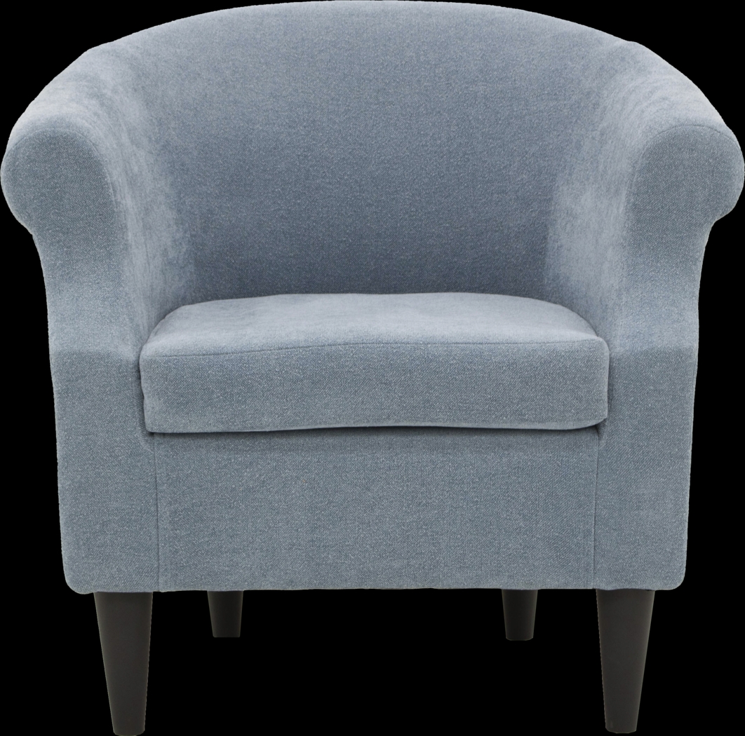 Malifi Light Blue Accent Chair - Thumbnail - Image 2