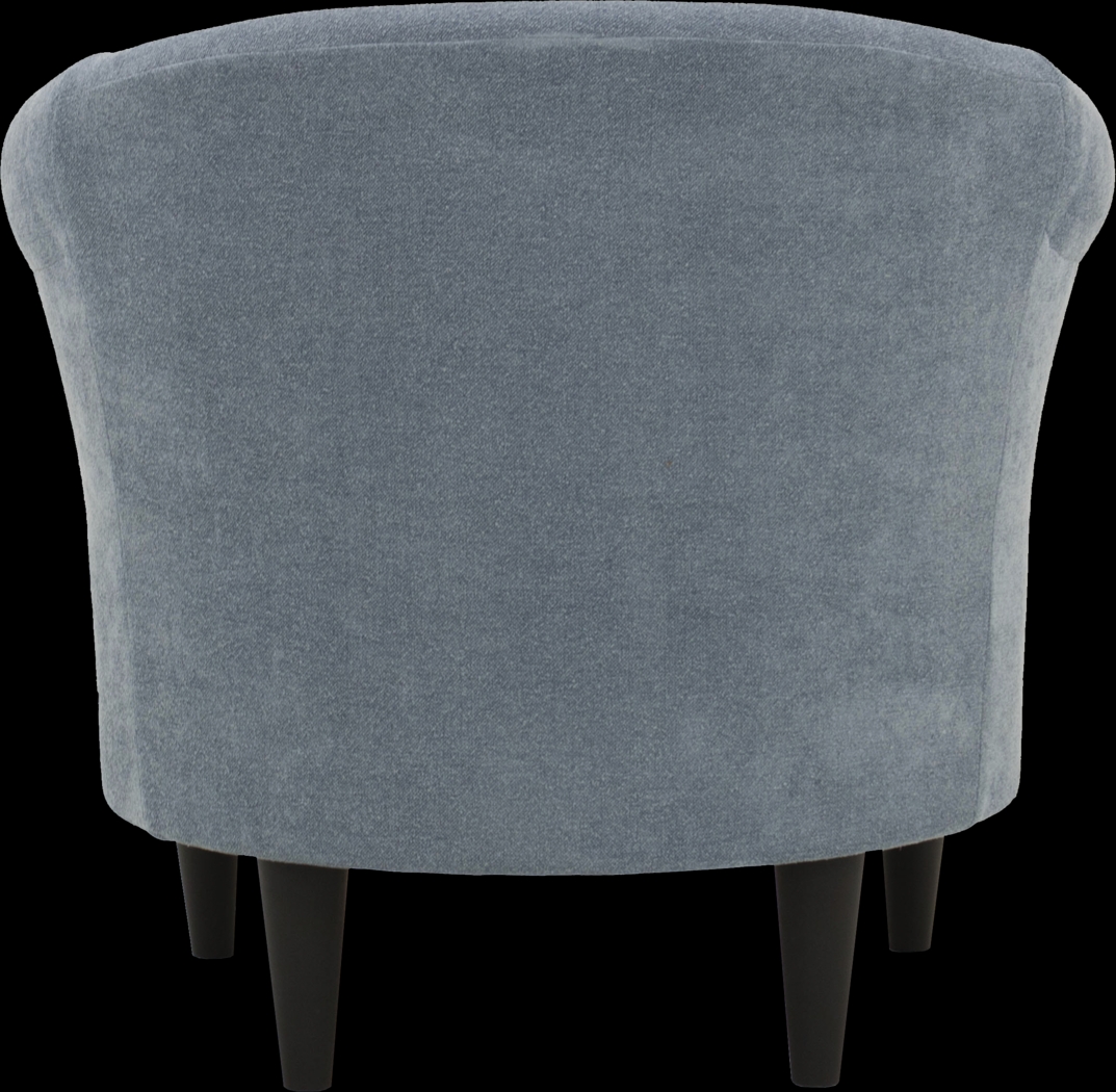 Malifi Light Blue Accent Chair - Thumbnail - Image 4