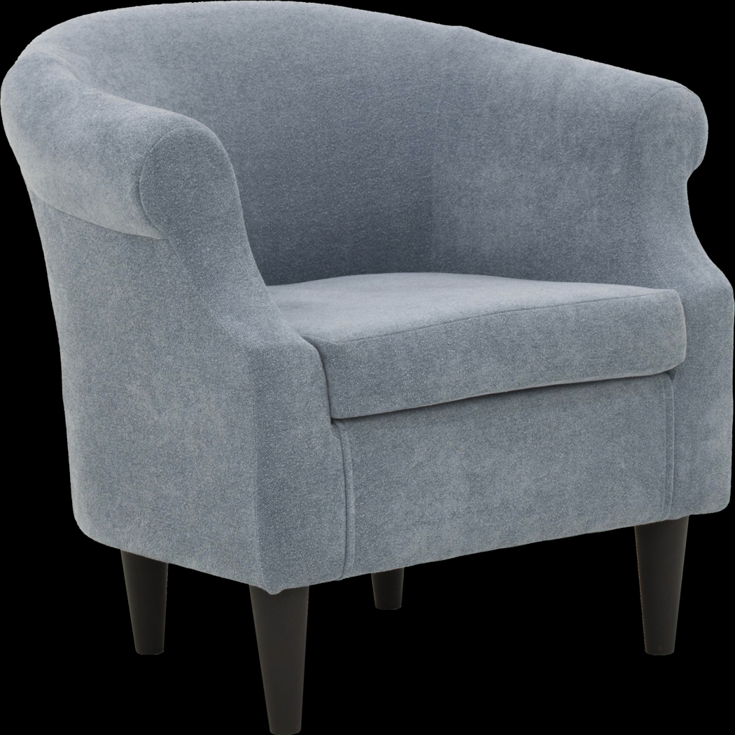 Malifi Light Blue Accent Chair - Thumbnail - Image 1