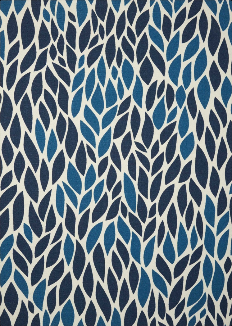 Malika Blue 8' x 11' Indoor/Outdoor Rug - Thumbnail - Image 1