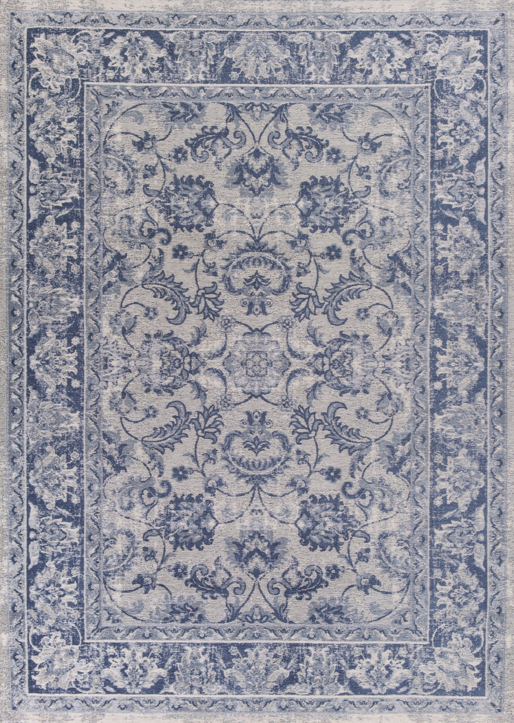 Malin Blue 6'7 x 9'6 Rug - Thumbnail - Image 1