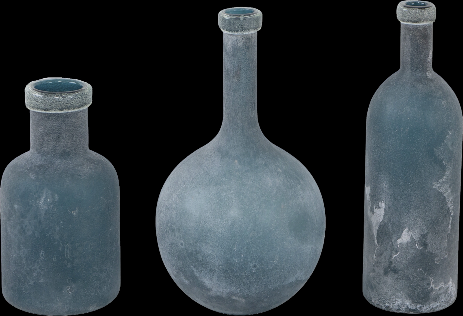 Malisa Blue Vase, Set of 3 - Thumbnail - Image 1