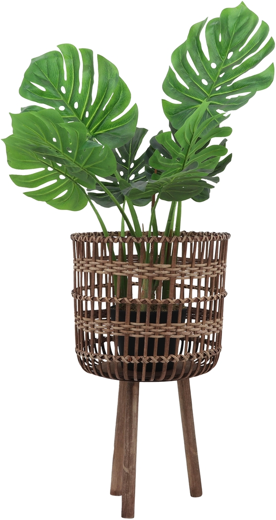 Mallaga Brown Planter, Set of 3 - Thumbnail - Image 3