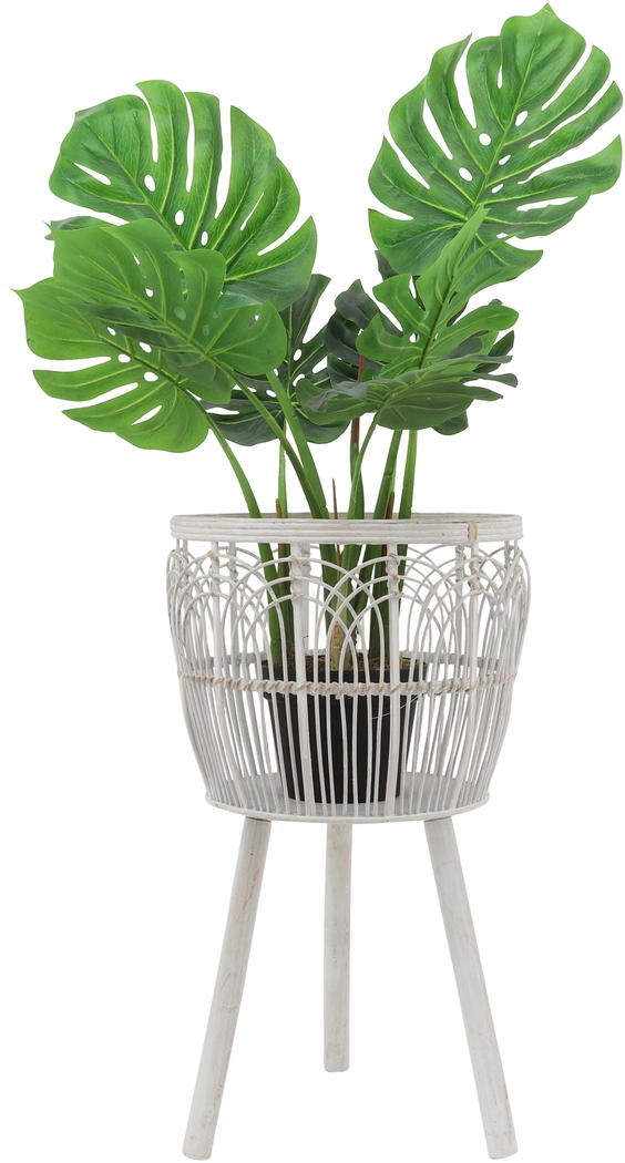 Mallaga White Planter, Set of 3 - Thumbnail - Image 3