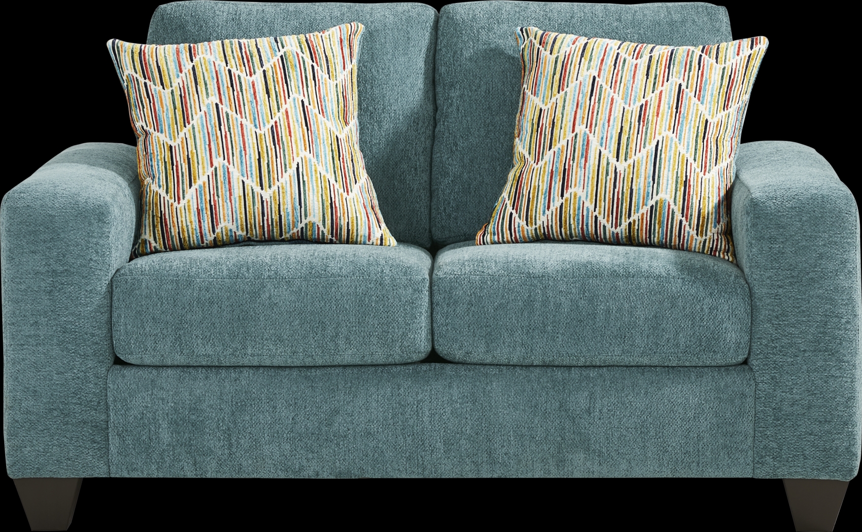 Mallard Trace Teal Loveseat - Thumbnail - Image 1