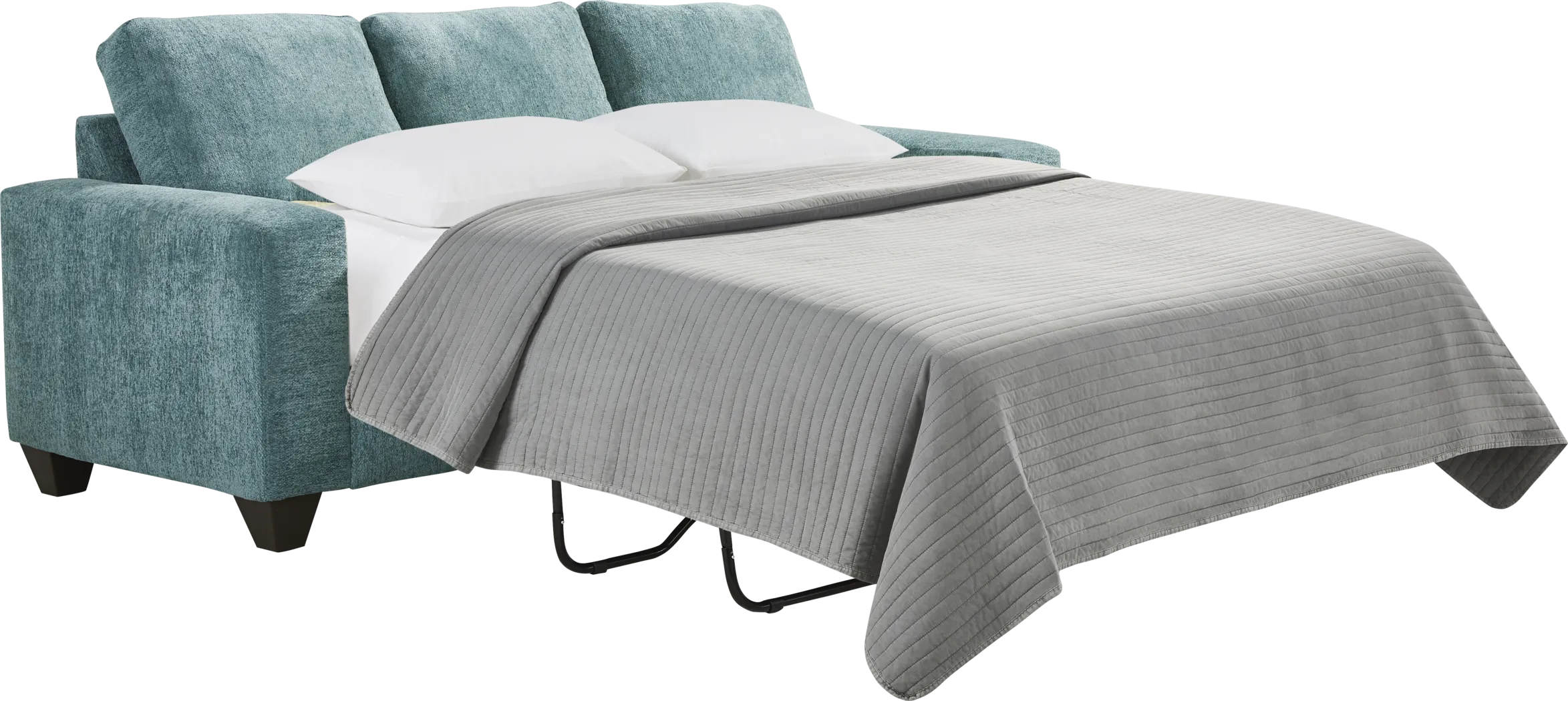 Mallard Trace Teal Sleeper Sofa - Thumbnail - Image 2