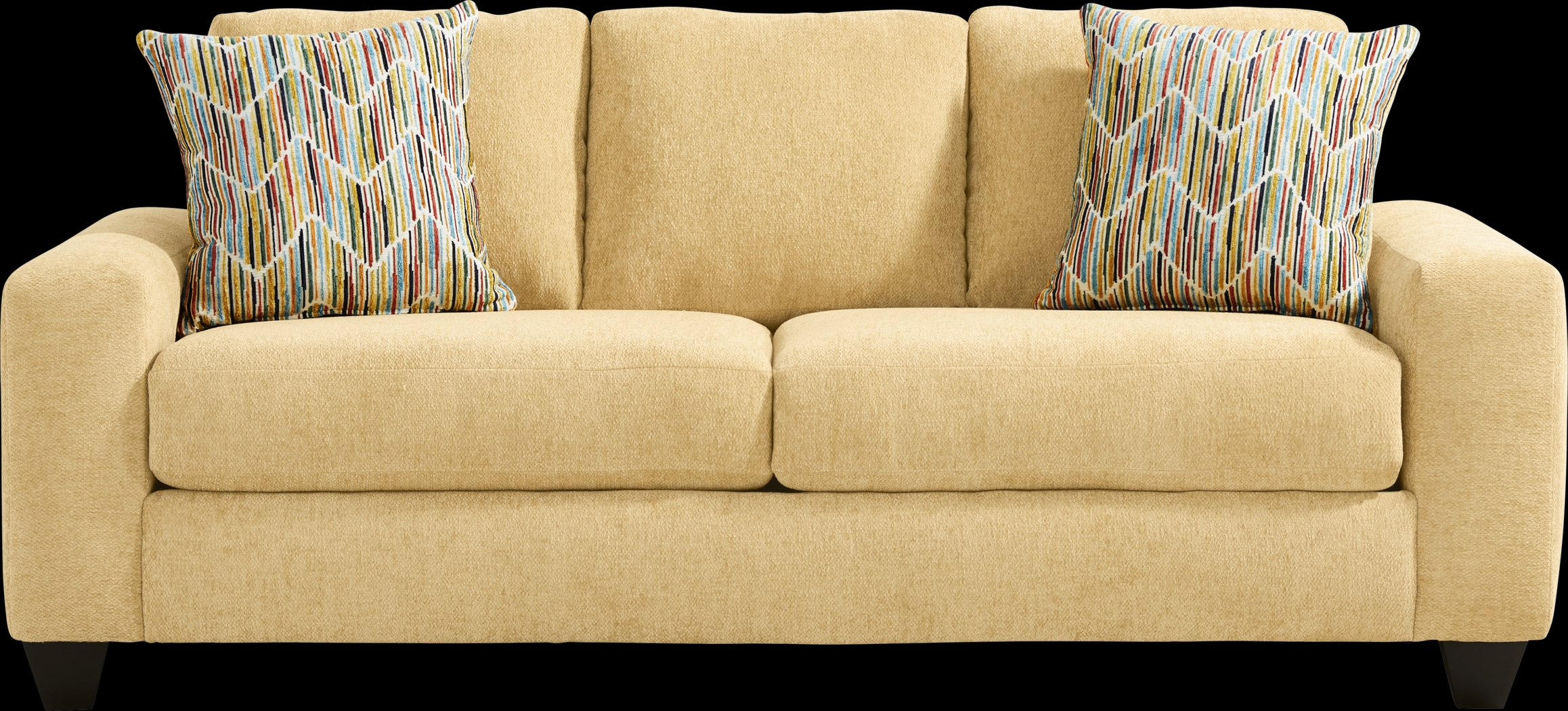 Mallard Trace Yellow Gel Foam Sleeper Sofa - Thumbnail - Image 1