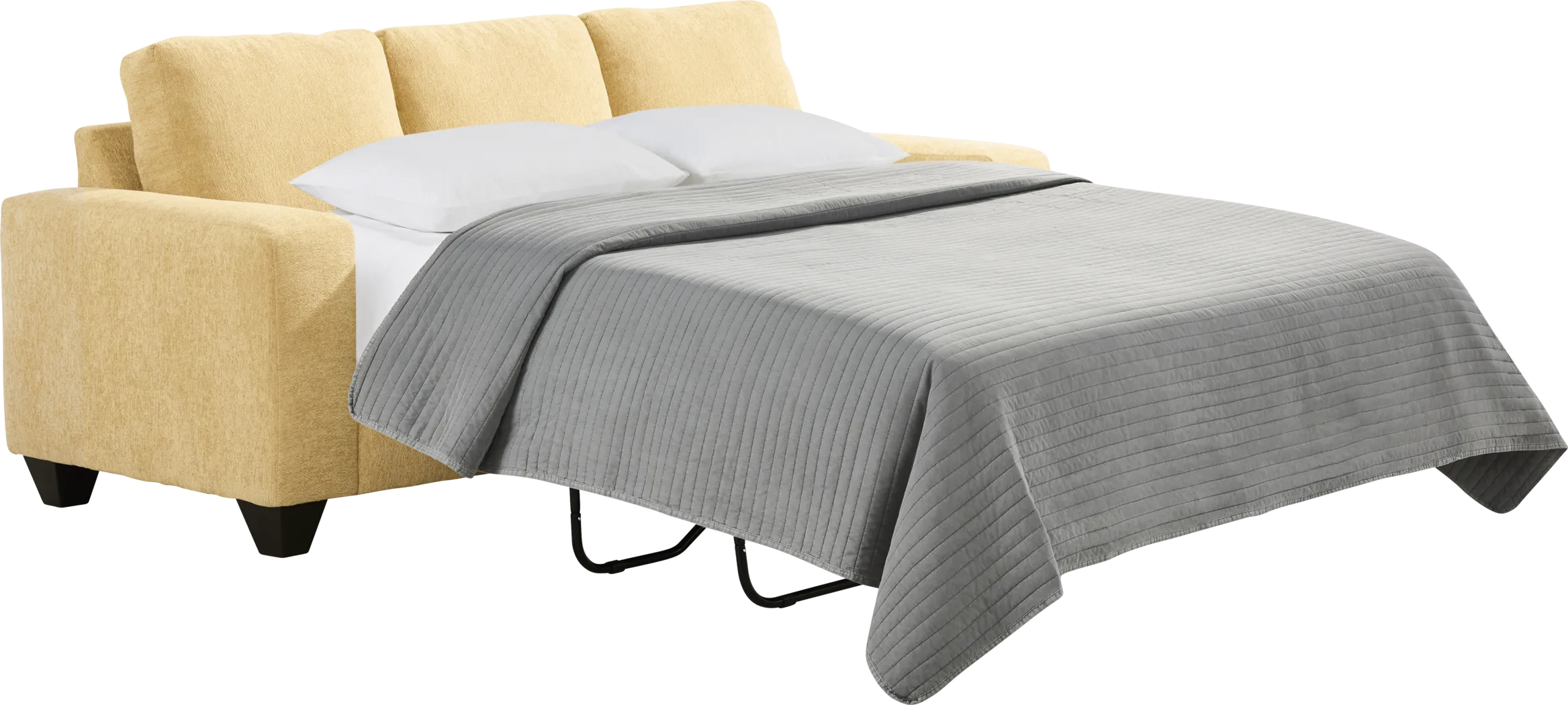 Mallard Trace Yellow Sleeper Sofa - Thumbnail - Image 2