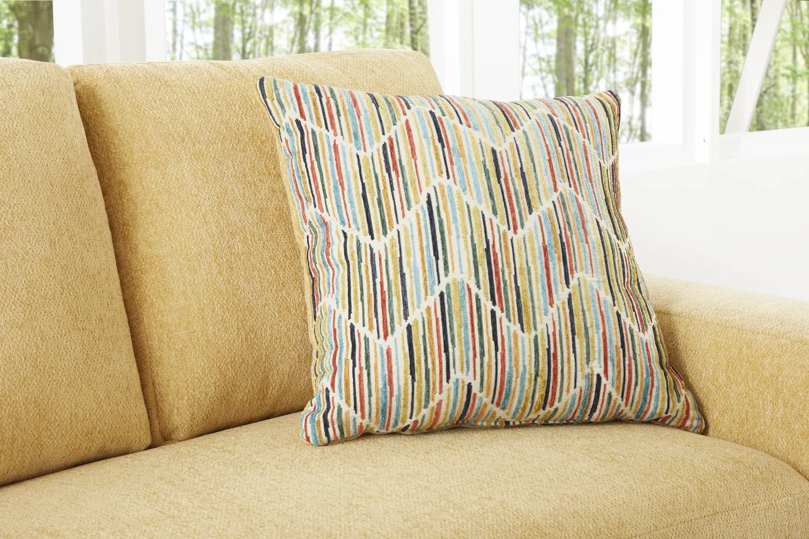 Mallard Trace Yellow Sleeper Sofa - Thumbnail - Image 4