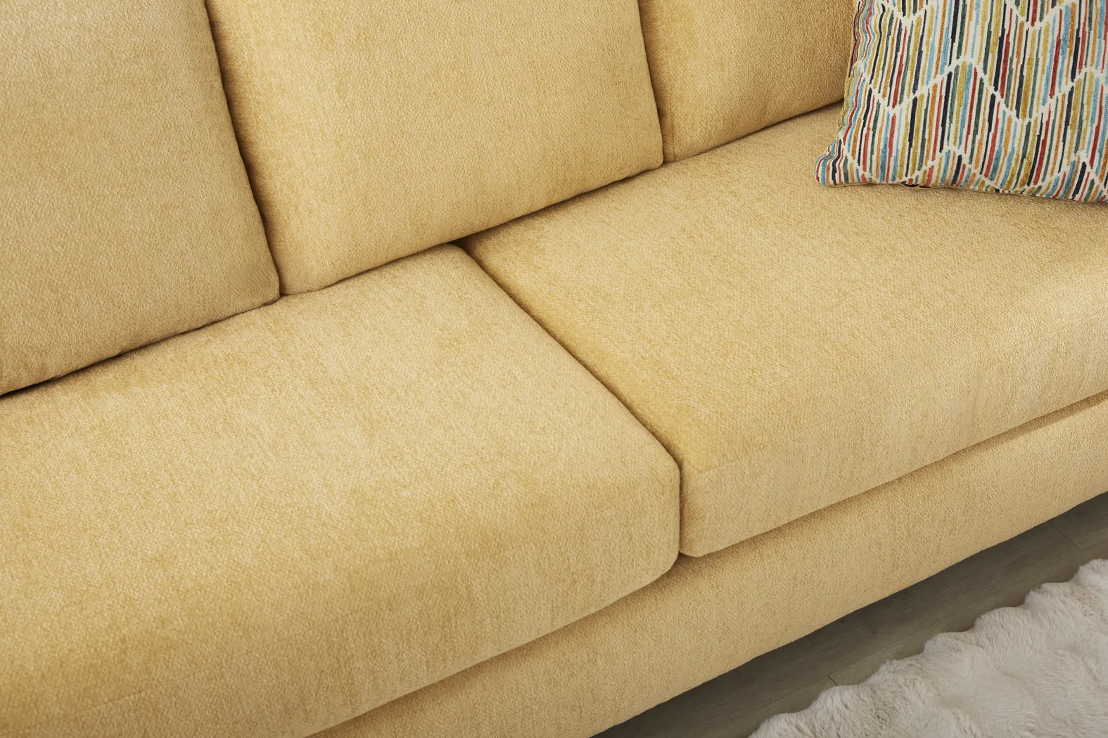 Mallard Trace Yellow Sofa - Thumbnail - Image 2