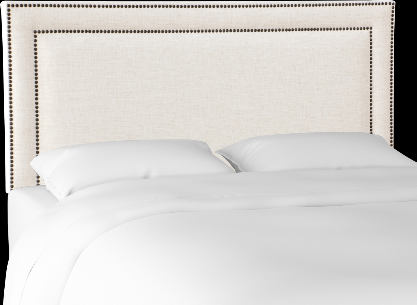 Mallay Linen King Upholstered Headboard - Thumbnail - Image 1