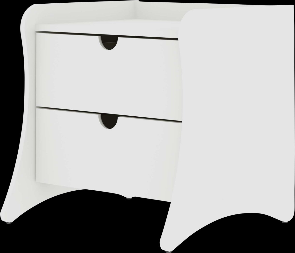 Mallery White Nightstand - Thumbnail - Image 9