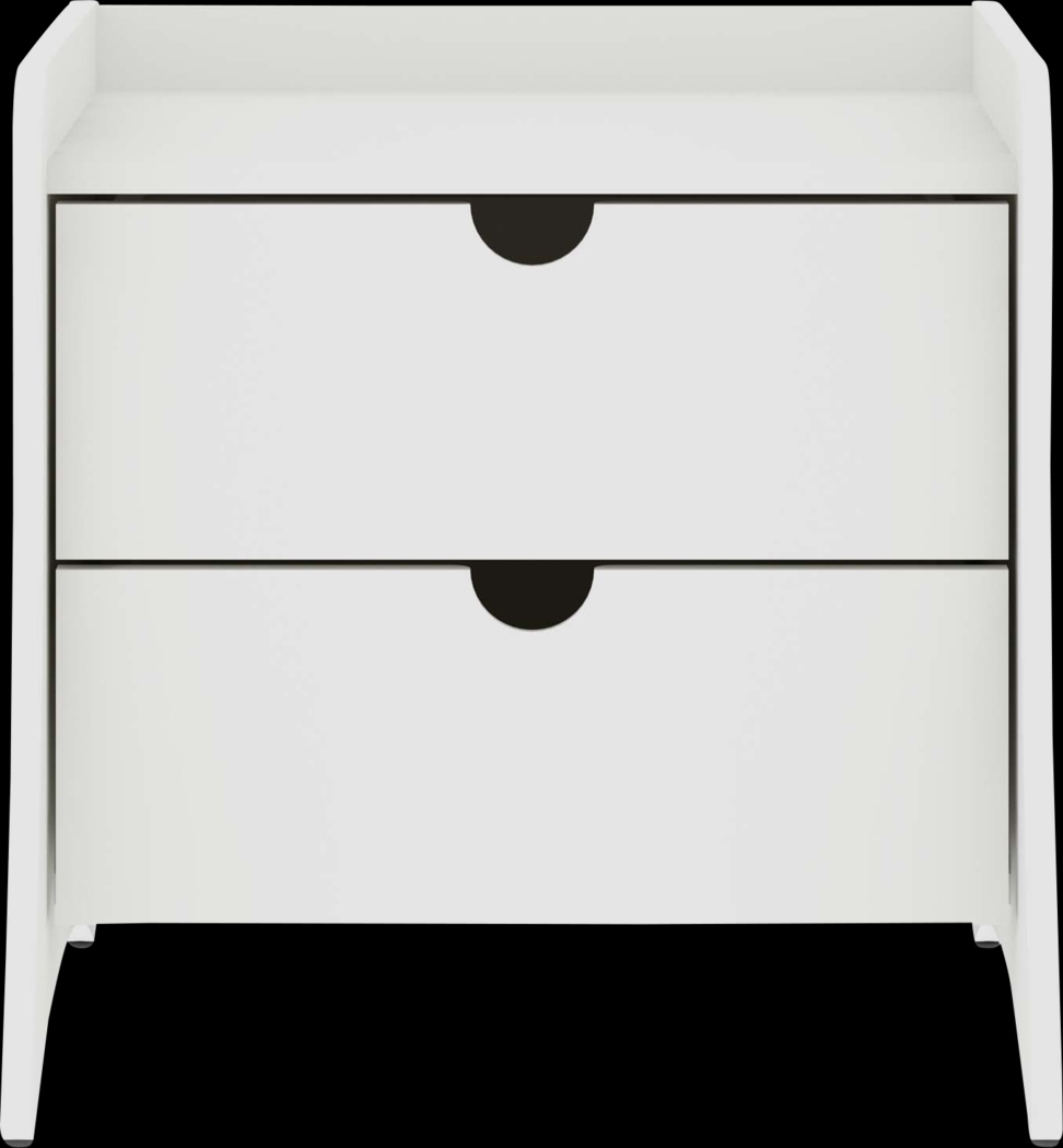 Mallery White Nightstand - Thumbnail - Image 1