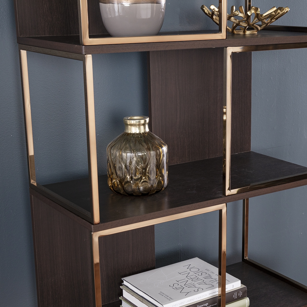 Mallgate Brown Bookcase - Thumbnail - Image 5