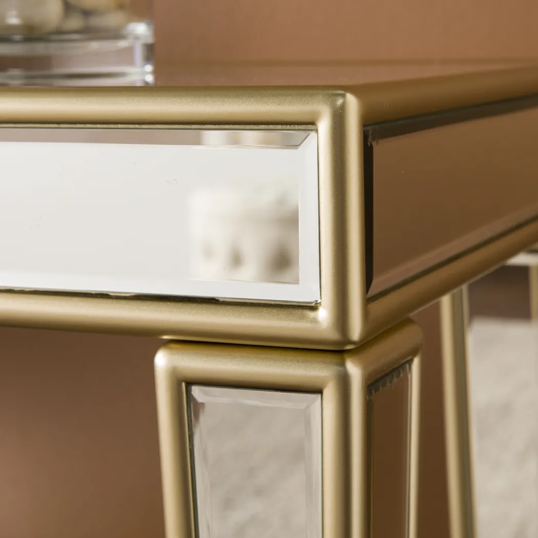 Mallina Champagne Console Table - Thumbnail - Image 2