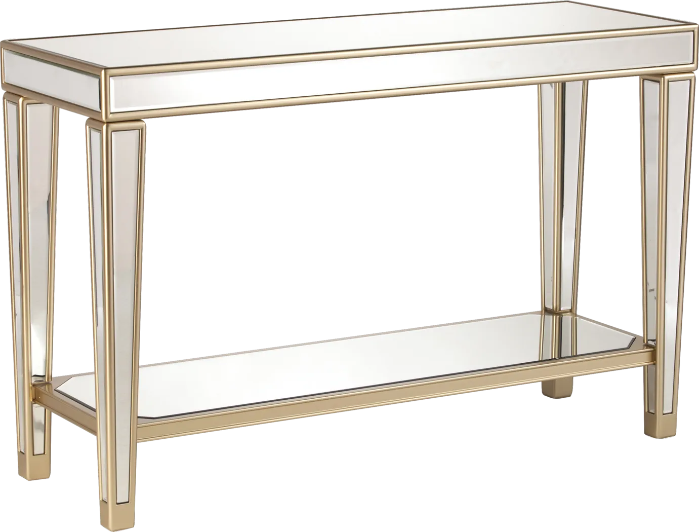 Mallina Champagne Console Table - Thumbnail - Image 1