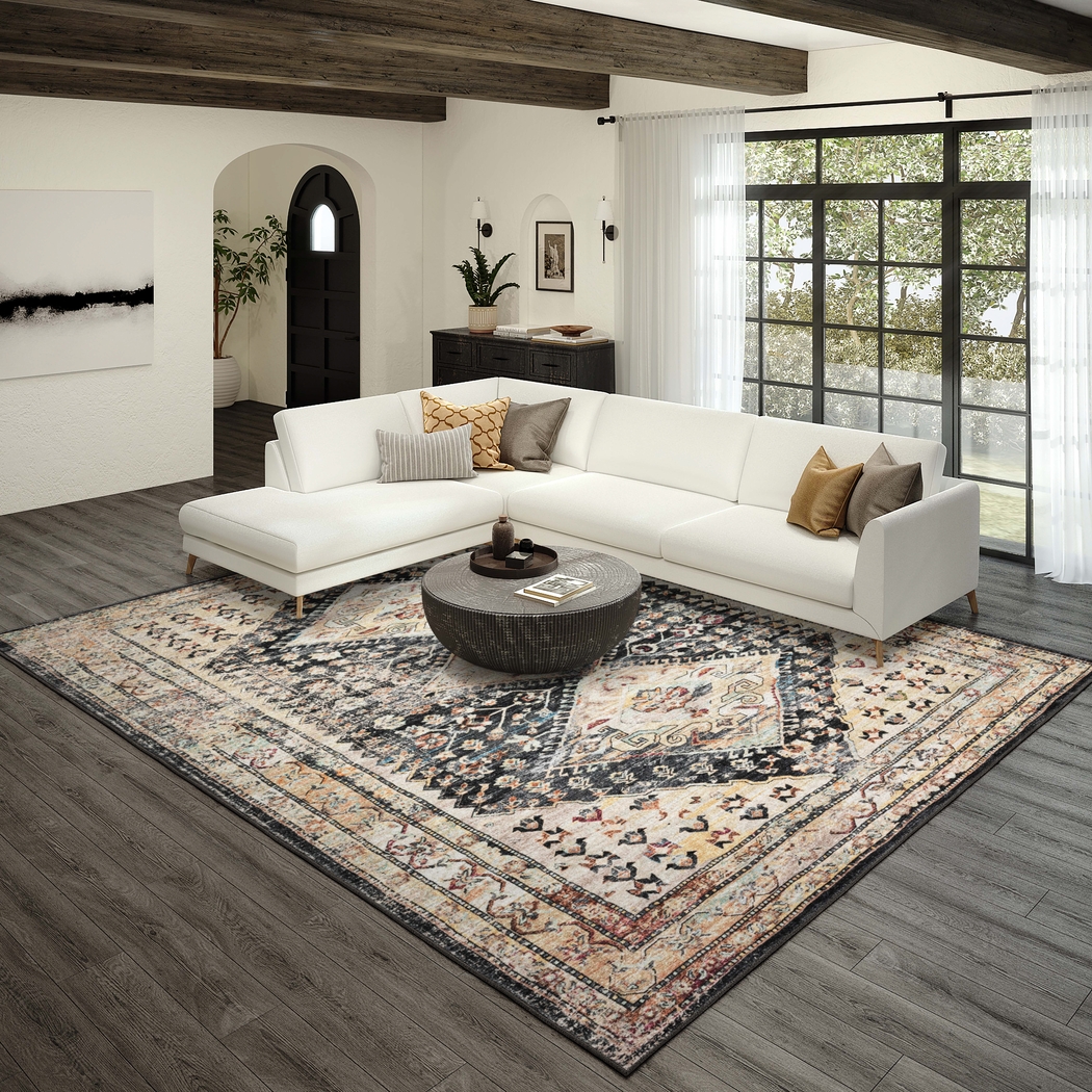 Malloroso Midnight/Multi 8' x 10' Rug - Thumbnail - Image 5