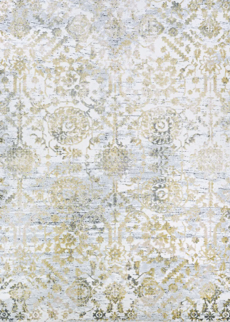 Mally Way Gold 7'10 x 10'10 Rug - Thumbnail - Image 1
