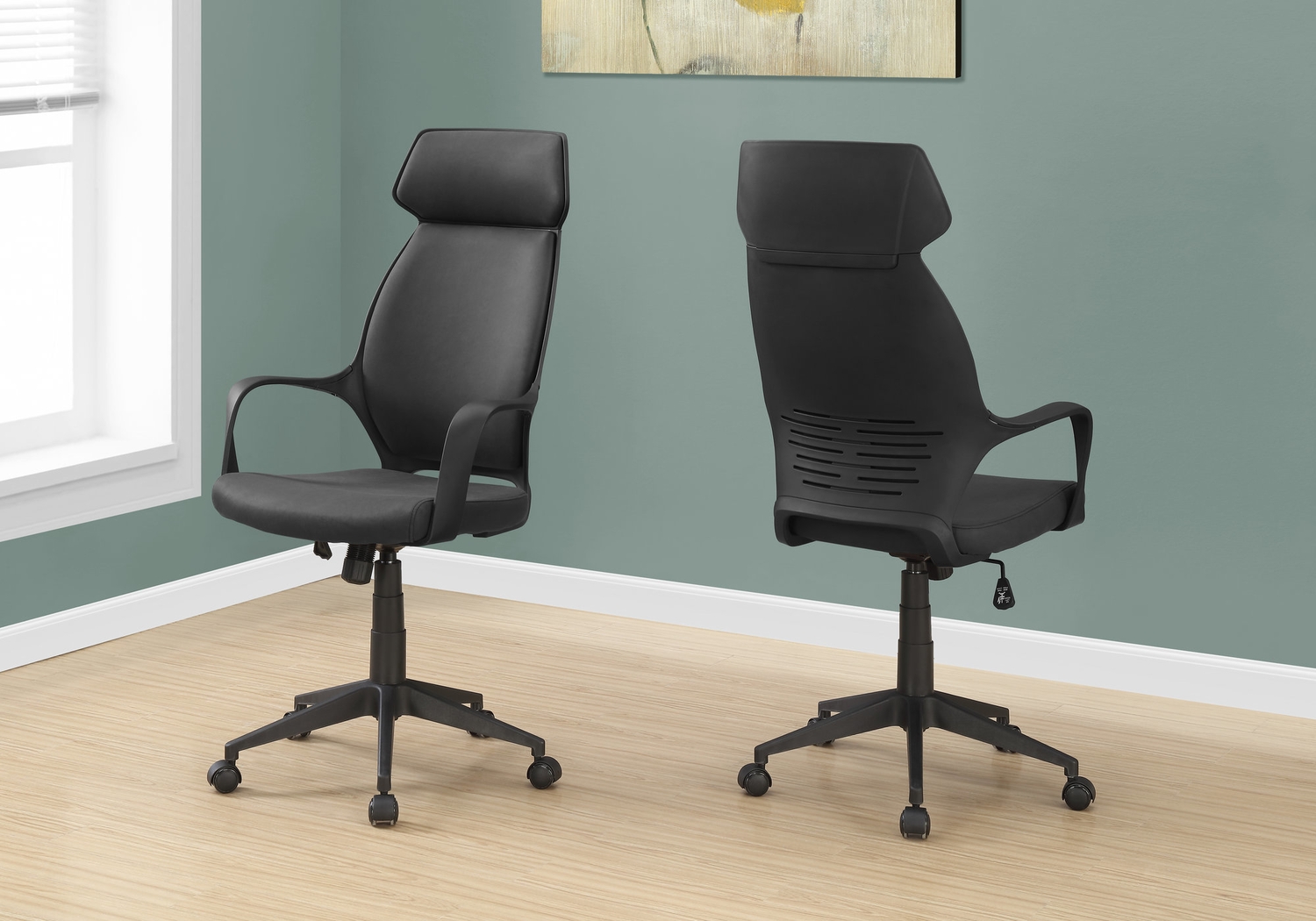 Malmaison Black Desk Chair - Thumbnail - Image 3