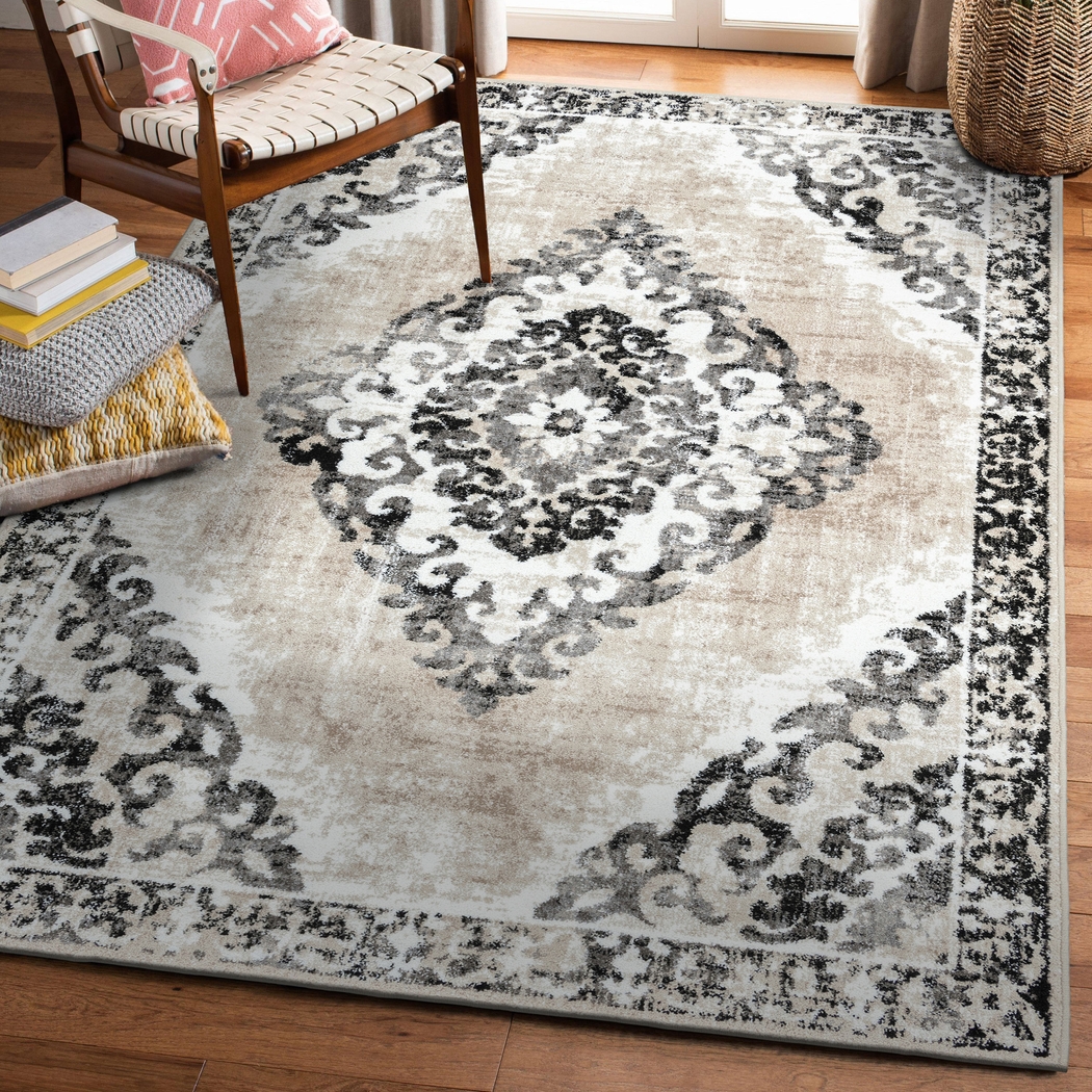 Malo Gray 5'1 x 7'6 Rug - Thumbnail - Image 4