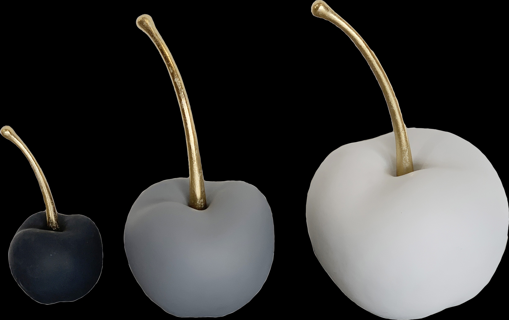 Malomo Gray Sculpture, Set of 3 - Thumbnail - Image 4