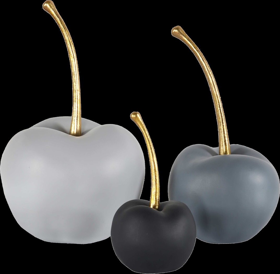 Malomo Gray Sculpture, Set of 3 - Thumbnail - Image 1