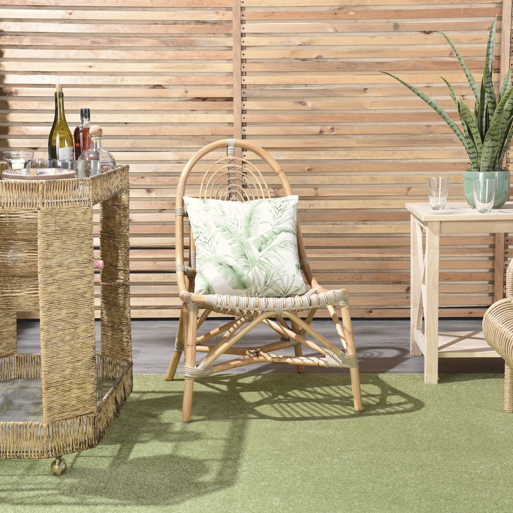 Malon Green Indoor/Outdoor Accent Pillow - Thumbnail - Image 3