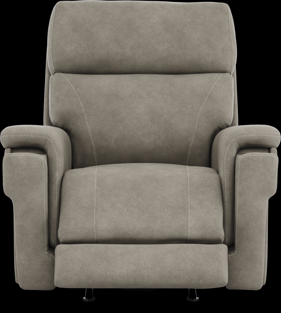 Malone Gray Triple Power Rocker Recliner - Thumbnail - Image 2