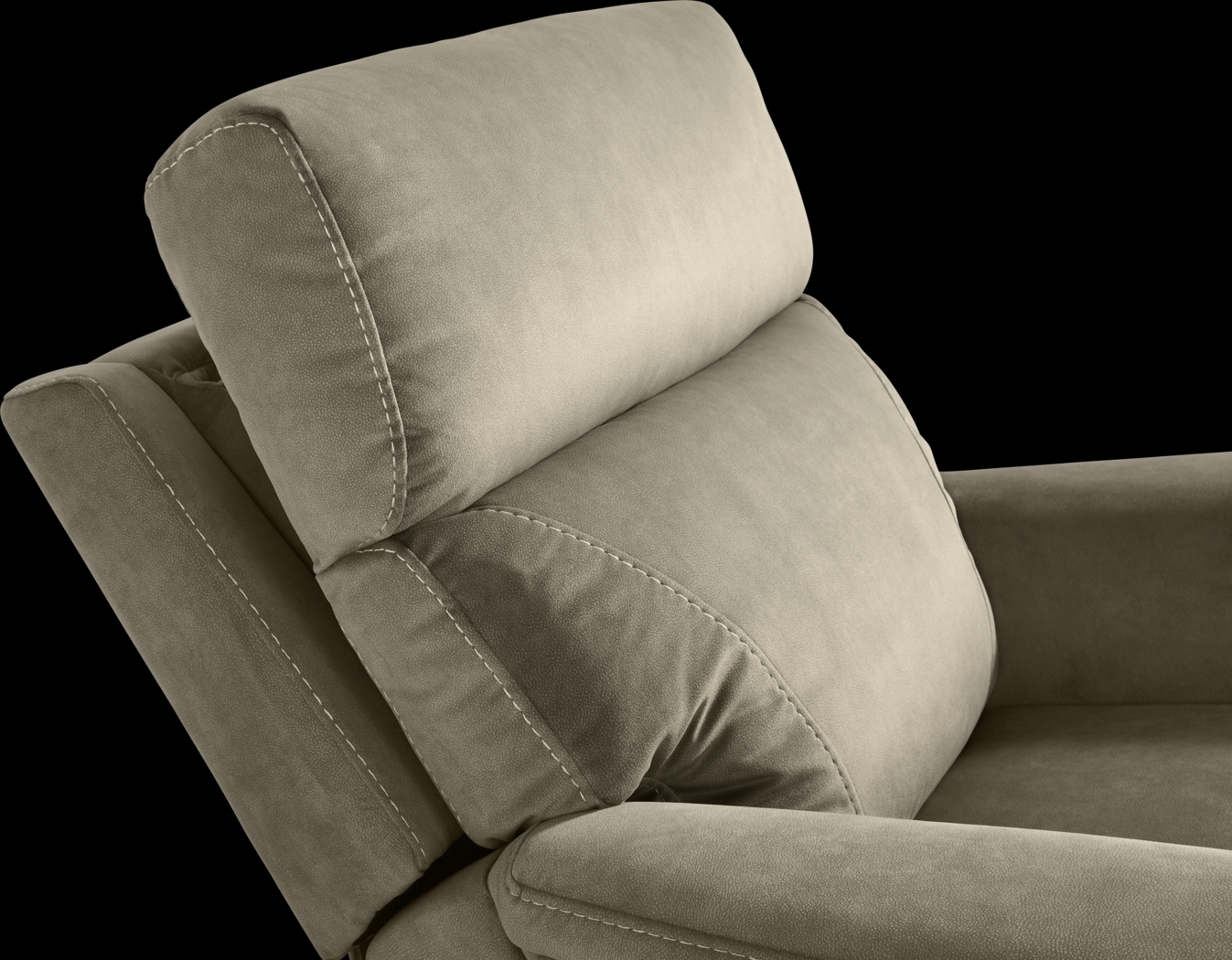 Malone Gray Triple Power Rocker Recliner - Thumbnail - Image 4