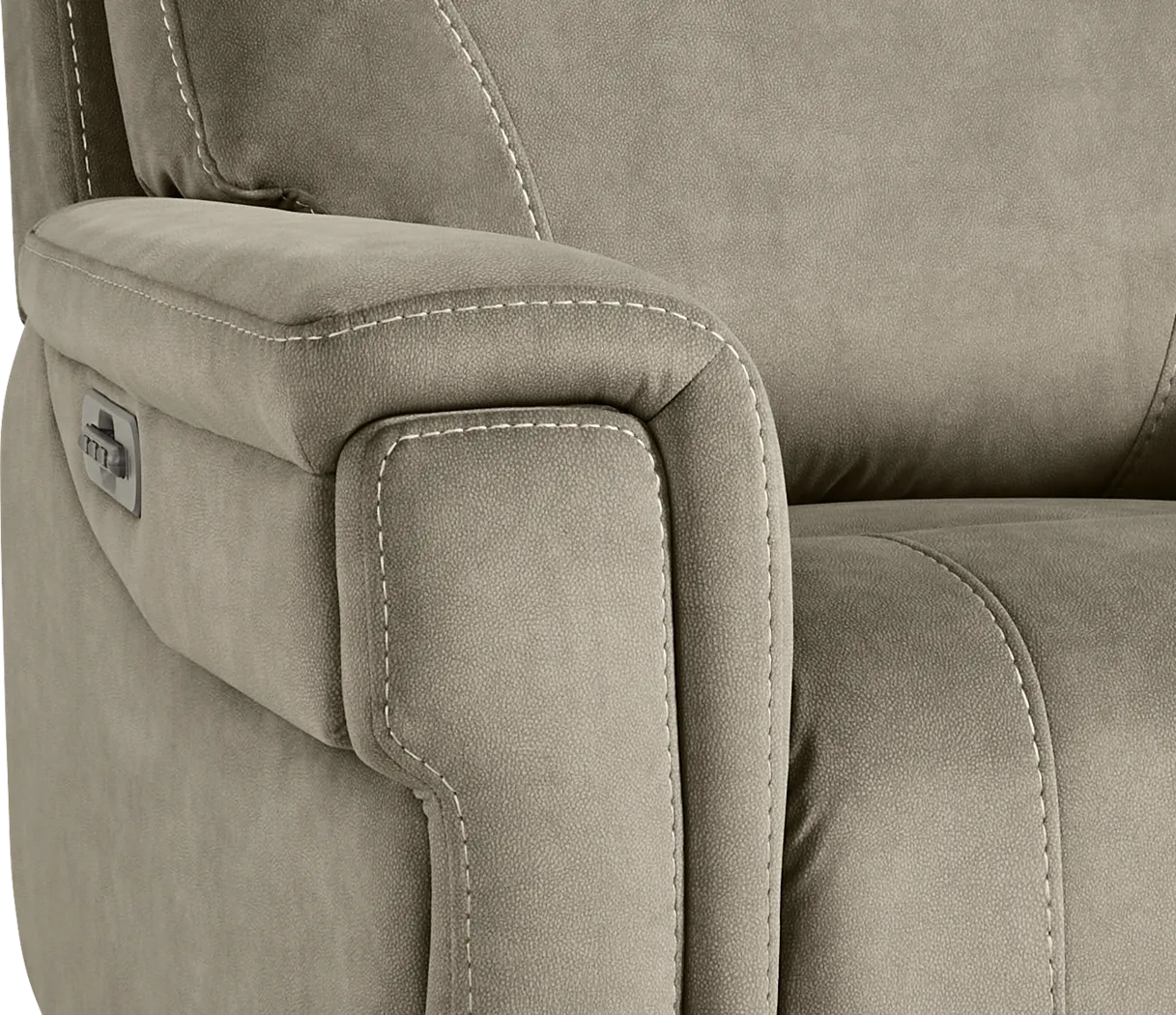 Malone Gray Triple Power Rocker Recliner - Image 7