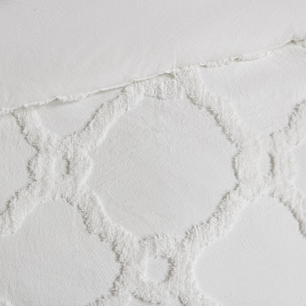 Malurin White 3 Pc King/California King Duvet Set - Thumbnail - Image 4