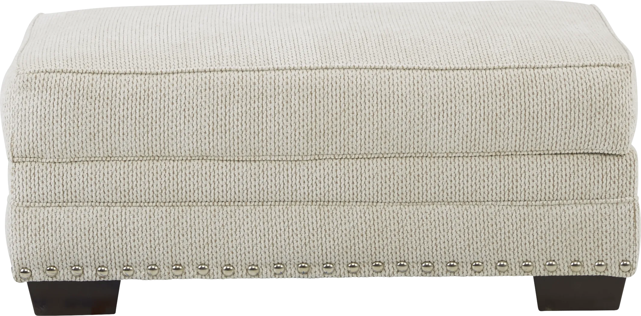 Malvern Beige Storage Ottoman - Thumbnail - Image 2