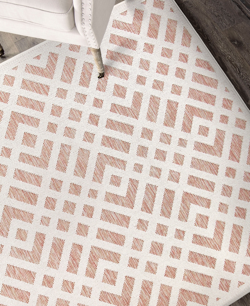 Malverne Orange 5'3 x 7'6 Rug - Thumbnail - Image 2