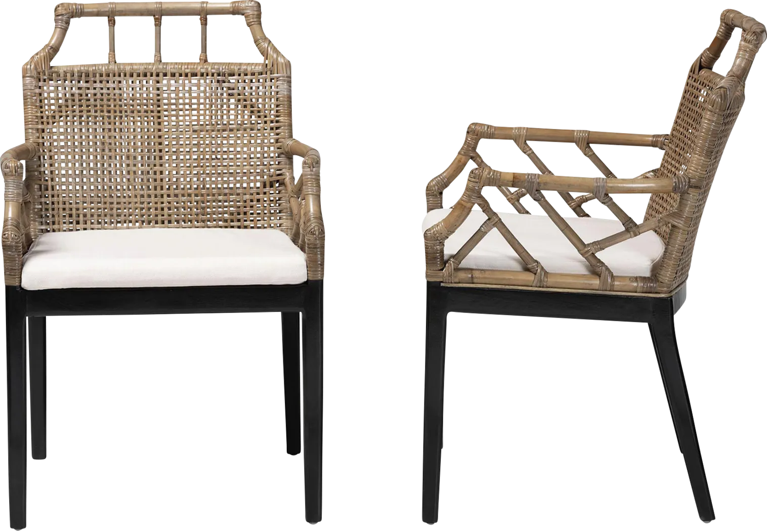 Mamomer Brown Arm Chair, Set of 2 - Thumbnail - Image 8