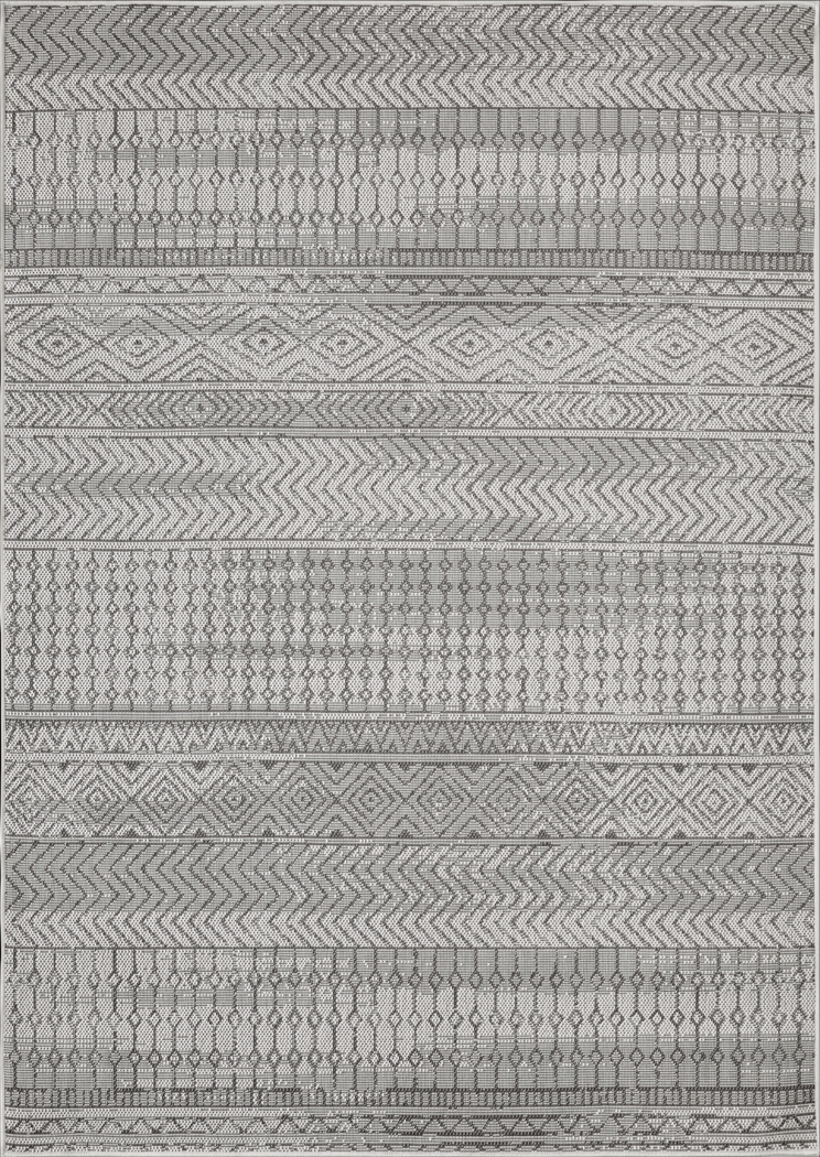 Manar Gray 5'3 x 7'3 Indoor/Outdoor Rug - Thumbnail - Image 12