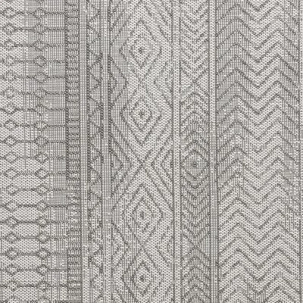 Manar Gray 7'10 x 9'10 Indoor/Outdoor Rug - Thumbnail - Image 10