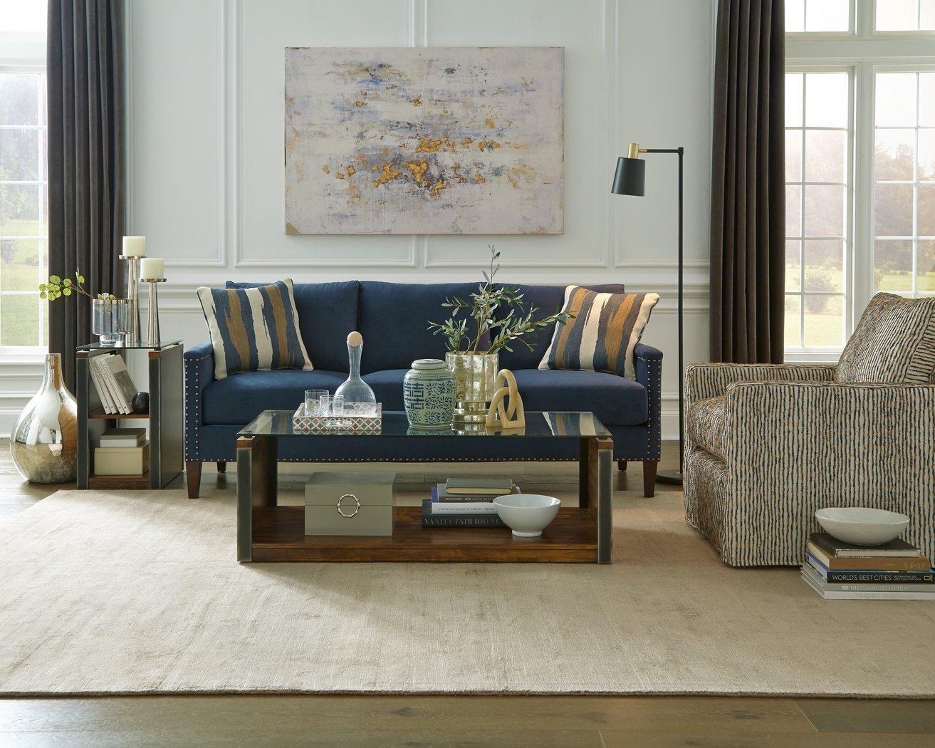 Manass Brown Chairside Table - Thumbnail - Image 3