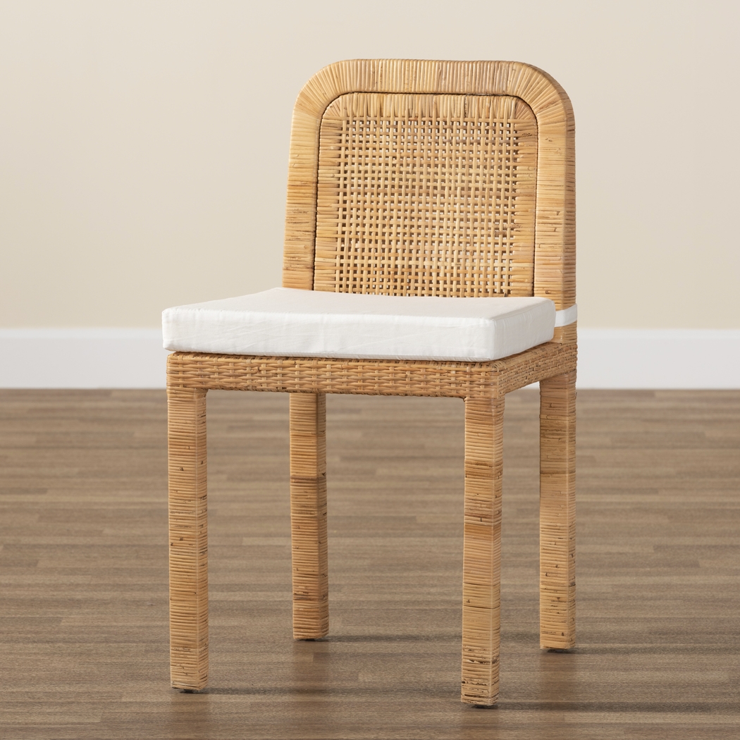 Manassas Natural Dining Chair, Set of 2 - Thumbnail - Image 3