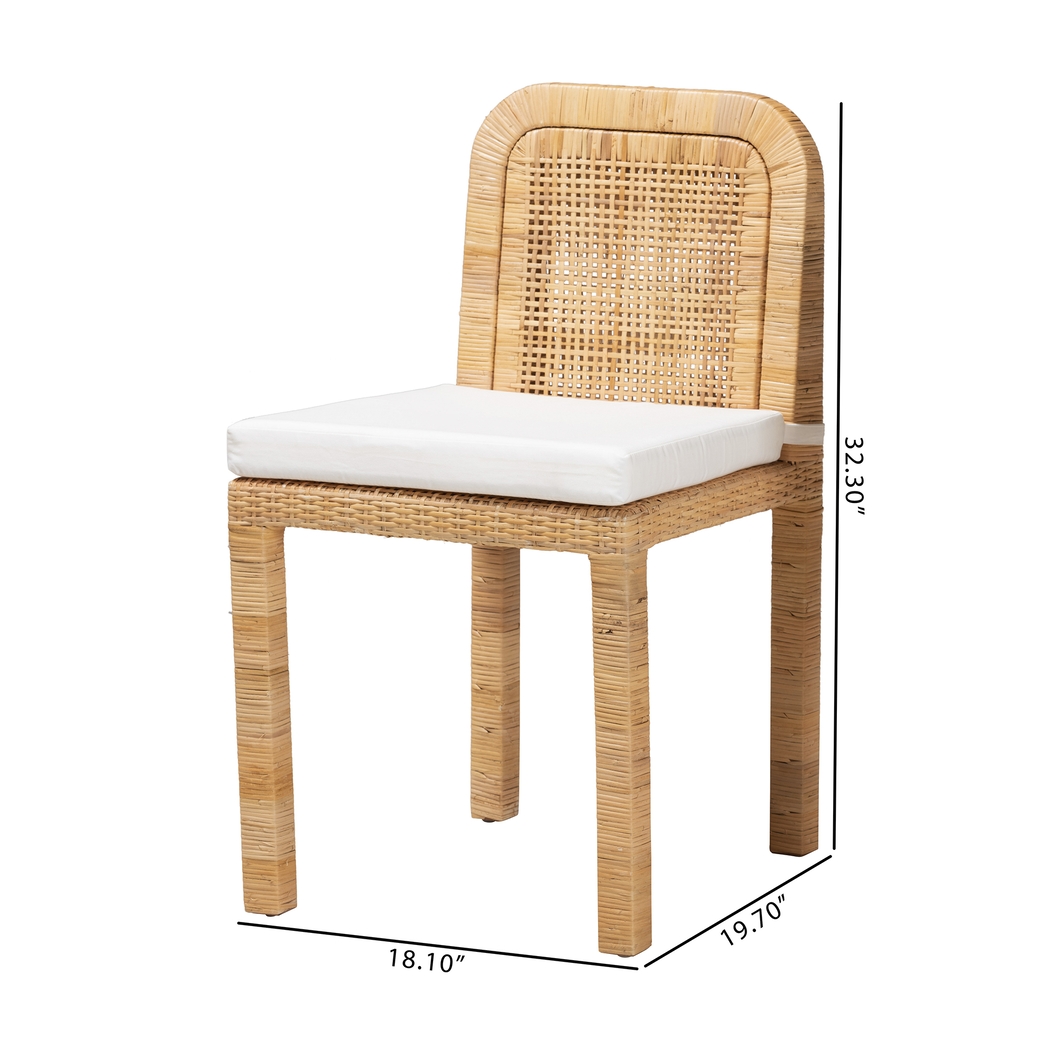Manassas Natural Dining Chair, Set of 2 - Thumbnail - Image 9