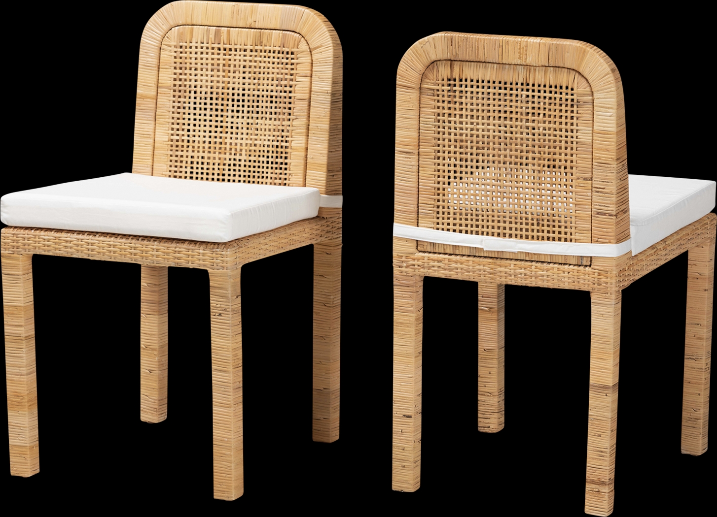 Manassas Natural Dining Chair, Set of 2 - Thumbnail - Image 1