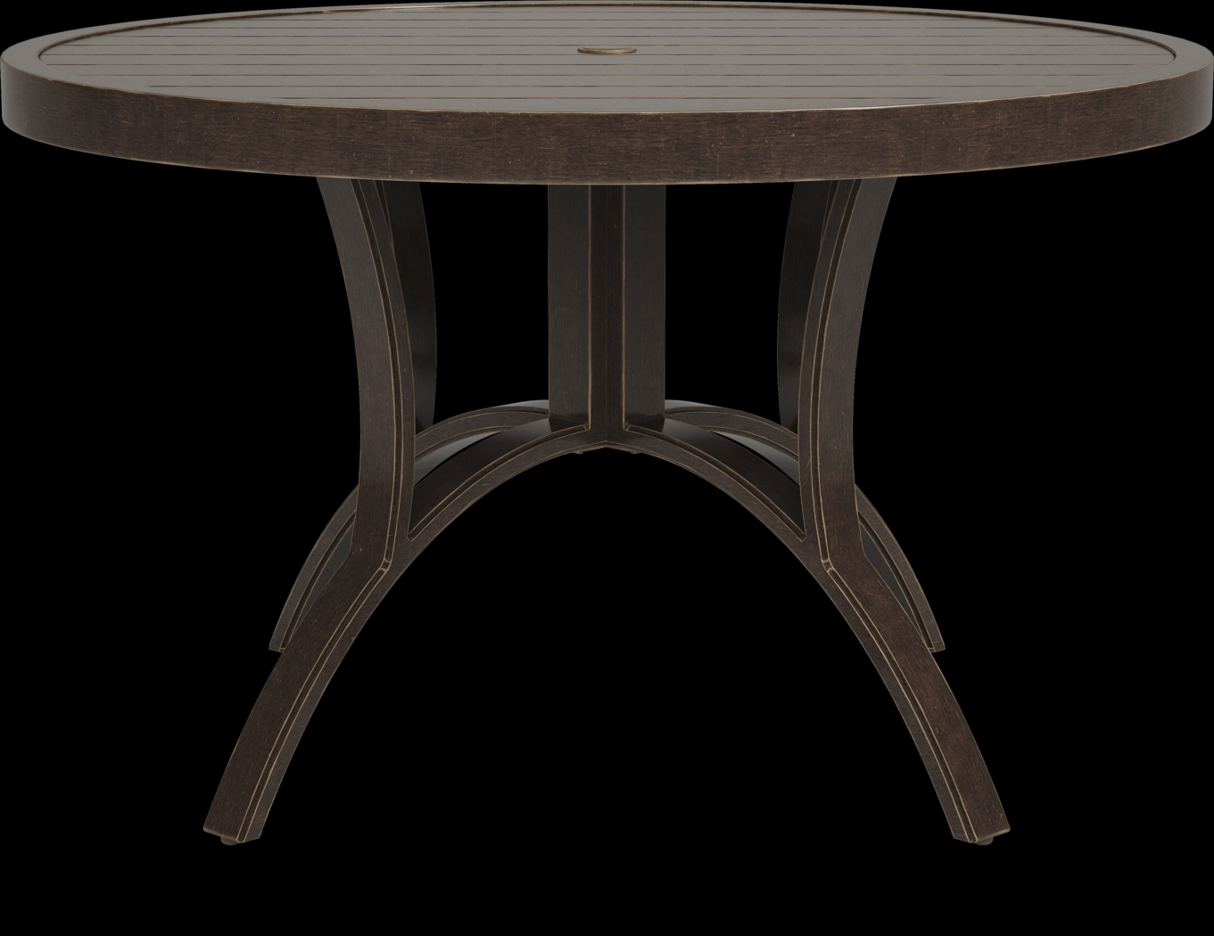 Manchester Hill Antique Bronze 48 in. Round Outdoor Dining Table - Thumbnail - Image 3