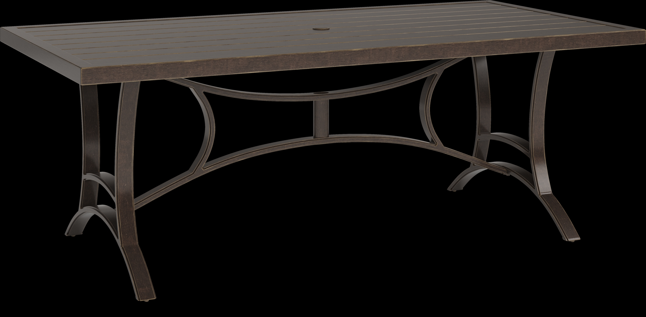 Manchester Hill Antique Bronze 5 Pc Rectangle Outdoor Dining Set - Thumbnail - Image 2