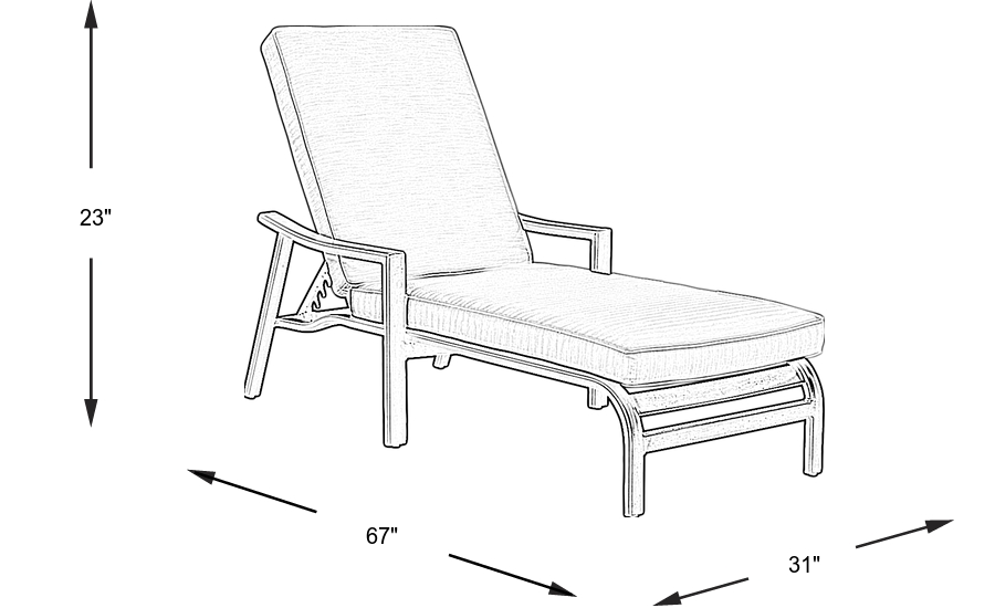 Dimension Image. Please refer to the Dimension Tab on this page for dimension details.