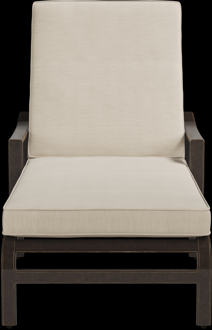 Manchester Hill Antique Bronze Outdoor Chaise - Thumbnail - Image 2